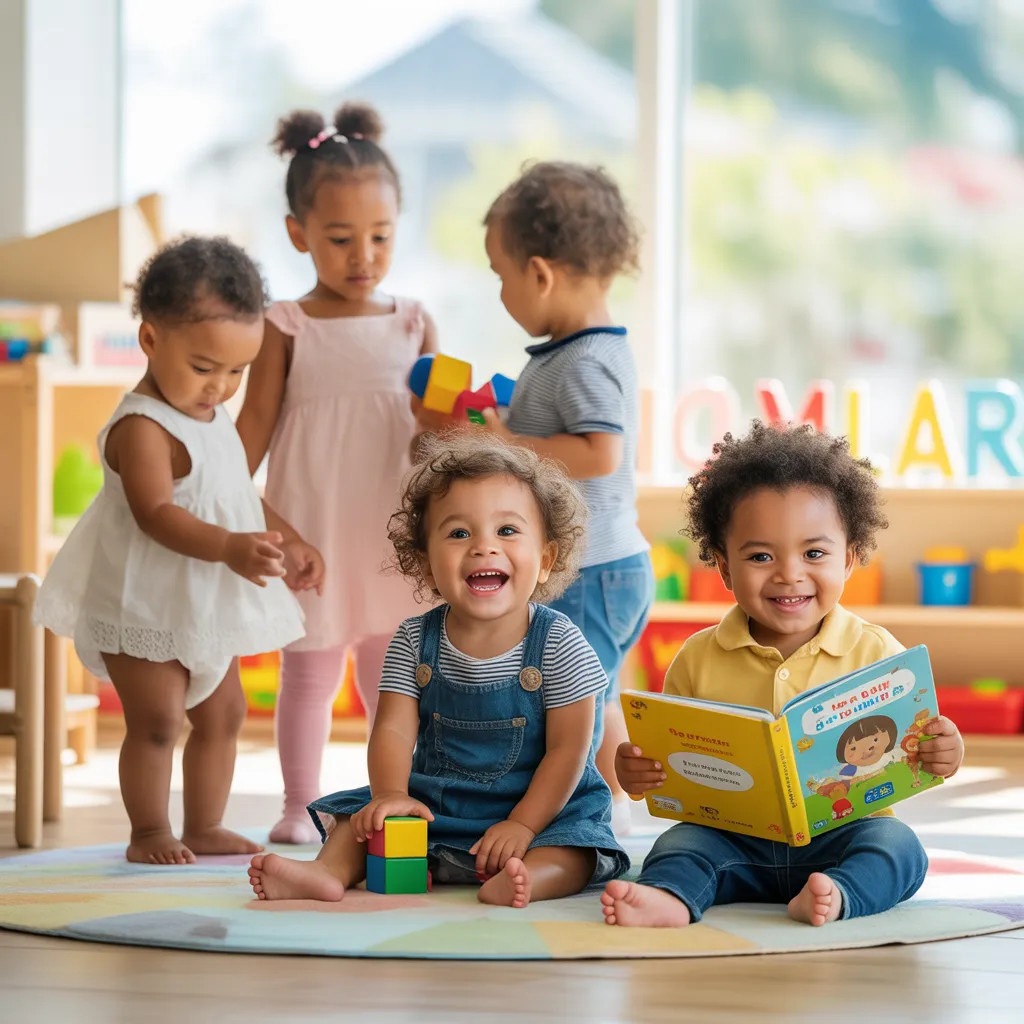 A warm moment between a parent and young child